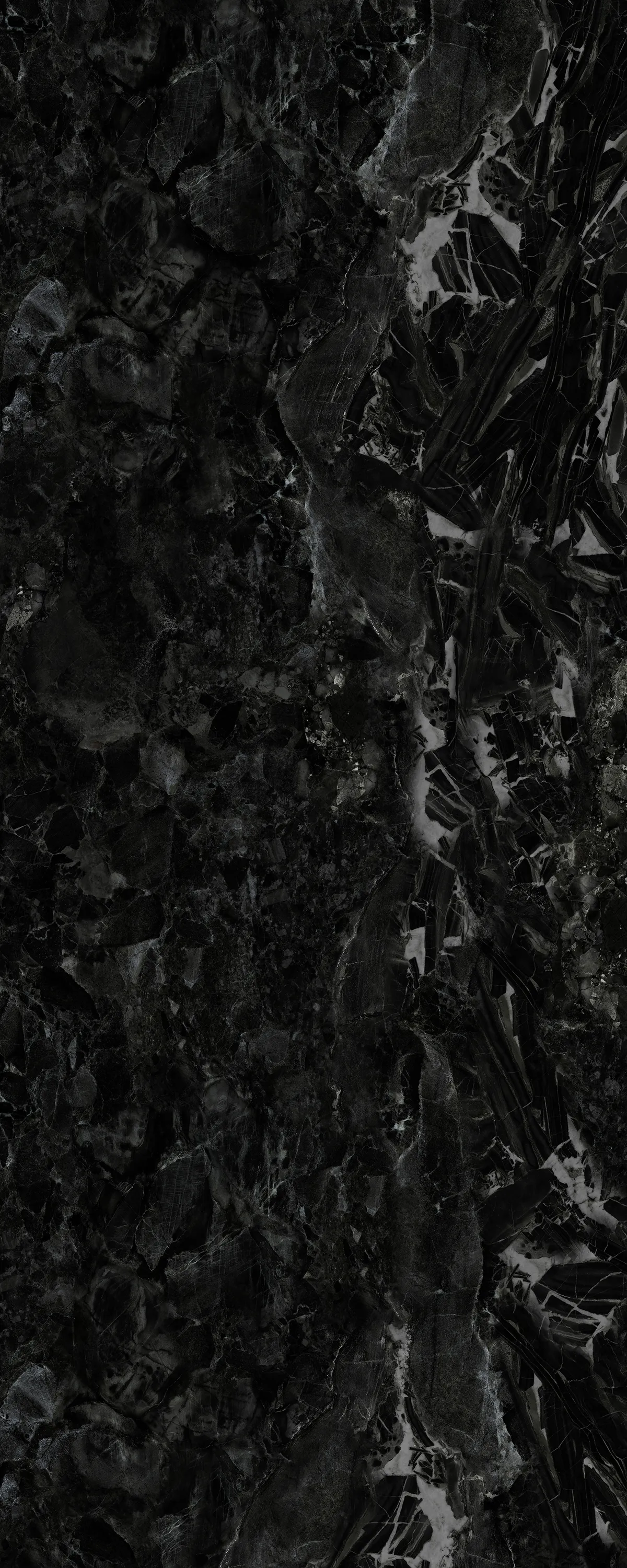 سرامیک طرح سنگ برند ورونزو رنگ مشکی ( ابعاد 120*300سانتی متر )